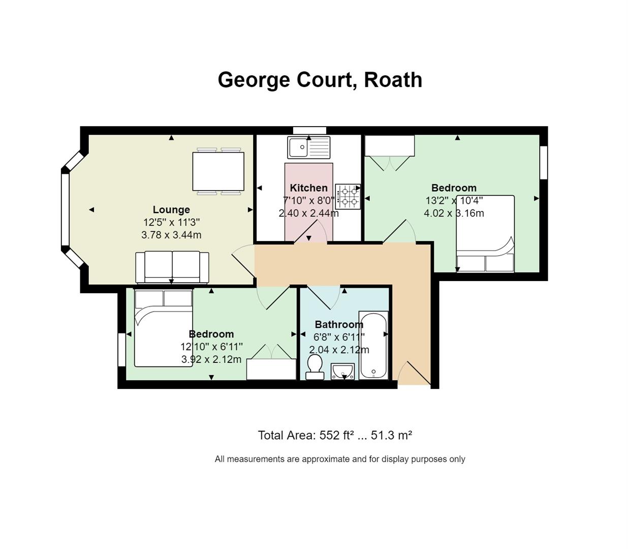 Floorplan for Newport Road, Roath